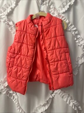 Carter's Coral Quilted Puffer Vest